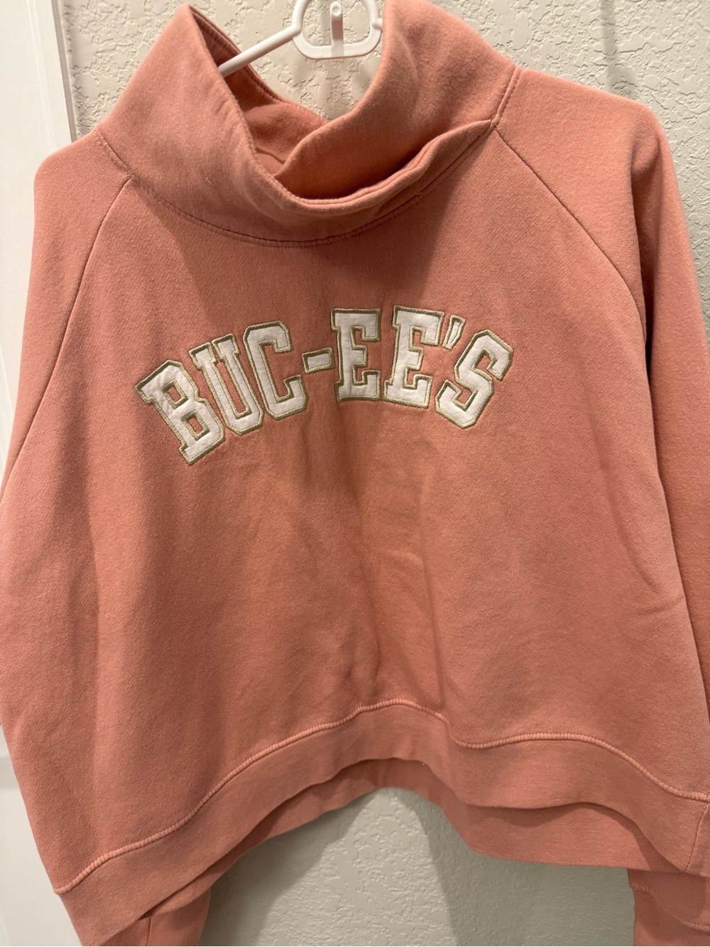 BUC-EE'S Dusty Rose Cowl-Neck Pullover for Women
